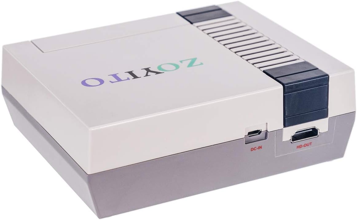 SITENP Classic Mini Game Console Classic Game Console Built-in 600 Game Video Game Console 8-bit and Two Control Handles Bring You Happy Childhood Memories (HDMI Cable): Toys & Games