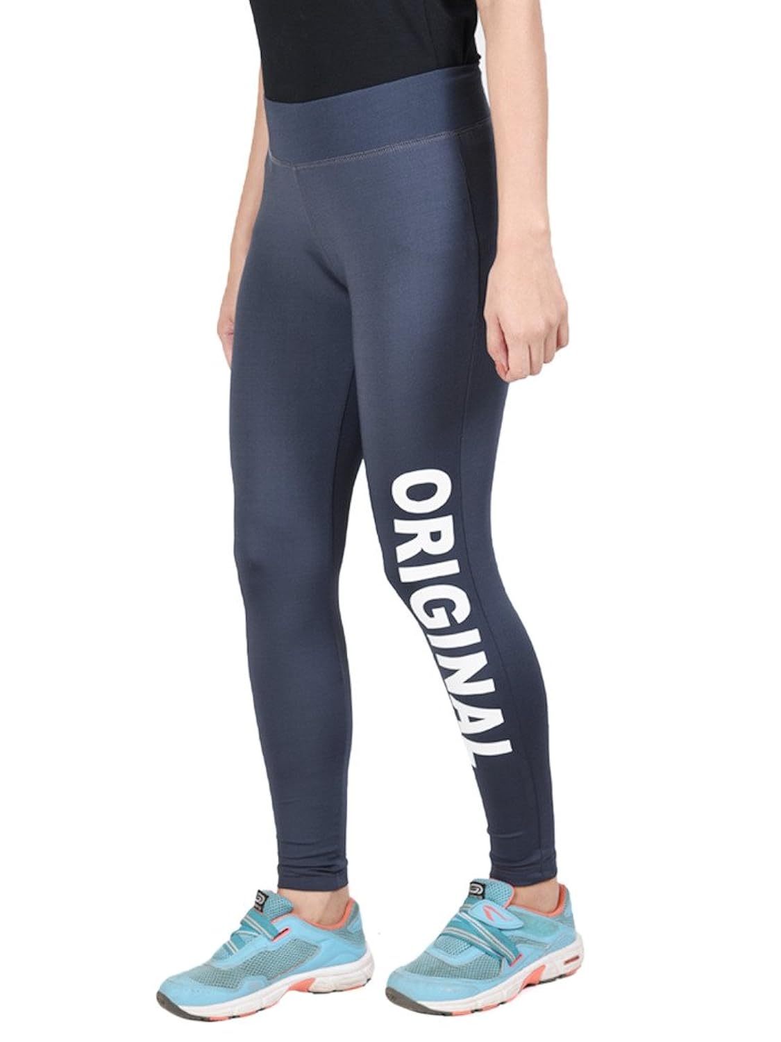 onesport women's polyester spandex jersey dark grey tights(onsp12dg-p)