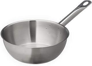 METRO Professional Sauteuse | Edelstahl | Induktion | Schüttrand | Backofenfest bis 240 °C | spülmaschinenfest | Sandwichboden | Topf | Kasserolle | Stieltopf | gewerblicher Einsatz (Ø 20 cm)