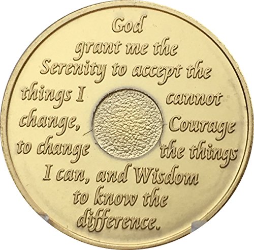30 Year AA Medallion Camo Gold Plated Anniversary Chip Camouflage Color