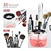 Bestidy Makeup Brush Cleaner Kit Electric Deep Clean Makeup Brushes and Dryer in 360 Rotation with 8 Collars for All Makeup Brushes Cleaning