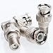 BNC Male Plug to F Female Jack Adapter Coax Connector (10/20/30/50/100 Pack) (10)