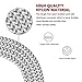 Ulimag, 4Pack 3FT 6FT 10FT 10FT Nylon Braided 8 Pin Cable Compatible with Phone X, 8,7,6,5 (Grey White)
