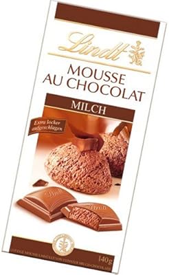 Lindt Mousse Au Chocolat Milch Schokolade 140 G Amazon Co Uk Grocery