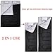 Ohuhu Double Sleeping Bag 2 Pillows A Carrying Bag, Waterproof Lightweight 2 Person Sleeping Adult Bag Camping, Backpacking, Hiking