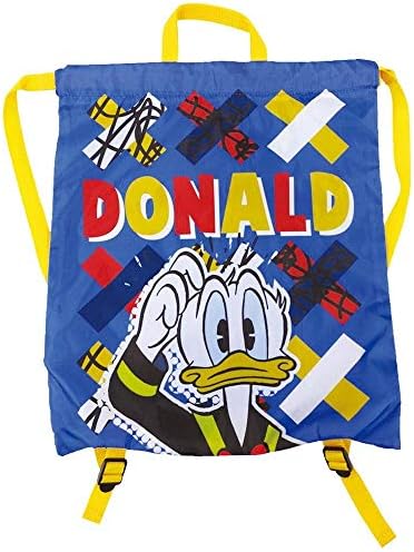 アイプランニング ディズニー ナップサック ドナルド ブルー 26 36cm 撥水 ランドセルの上から背負える