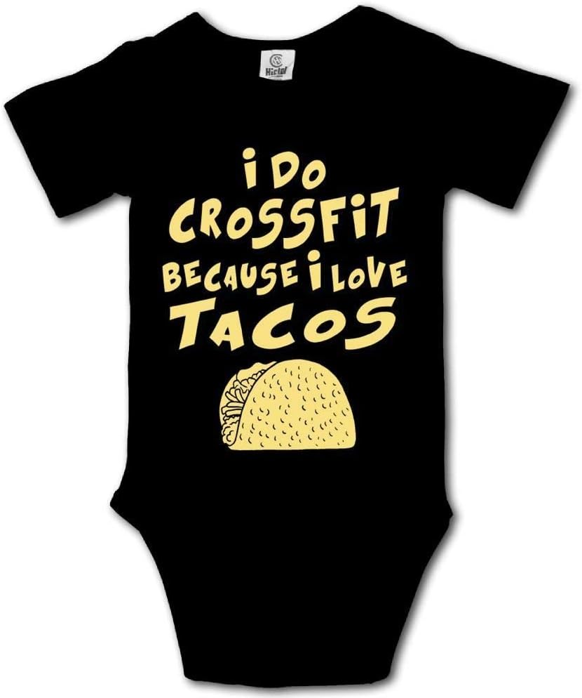 Zmacppm I Do Crossfit Because I Love Tacos Cute Baby Onesie Bodysuit