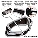 Athlerus Reflective Patellas Tendon Support Strap/Knee Strap for Knee Pain Relief for Patellar Tendonitis Runner, Knee Sweater, Knee Tee, Running, Chondromalacia (Black)