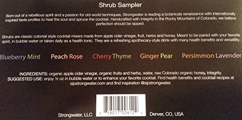 Strongwater Classic Shrub Sampler Set