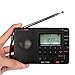 VR-robot Portable Shortwave Transistor Radio, AM/FM Stereo with MP3 Player, Recorder T-Flash Card, Sleep Timer (Black)