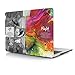 TWOLSKOO Case for MacBook Air 13 inch, Plastic Hard Shell Case & Keyboard Skin & Screen Protector Compatible with MacBook Air 13 inch 2021 2020 2019 2018 Model A2337 M1 A2179 A1932, Abstract Flower