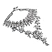 Holylove Women Statement Necklace White, Chunky Necklace for Women Novelty Costume Fashion Jewelry 1 pc with Gift Box- HLC0001 White