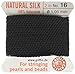Griffin 1.05 mm Thick Silk Cord Black - Size 16