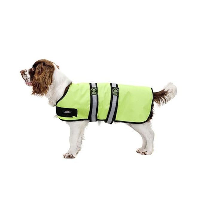 Outhwaite Unlined Breath Comfort High Visibility Dog Coat Size 26 In