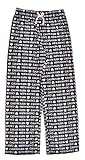 Calvin Klein Big Girls Black Signature Flannel Pajama Pants Size (10/12)