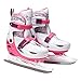 Premium Adjustable Ice Skates for Boys and Girls, Super Comfortable Padding and Reinforced Ankle Support, Fun to Skate, Size Medium (1-4)