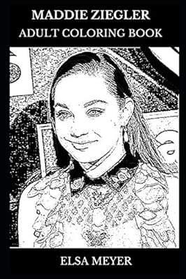 Maddie Ziegler Adult Coloring Book Cute Millennial And