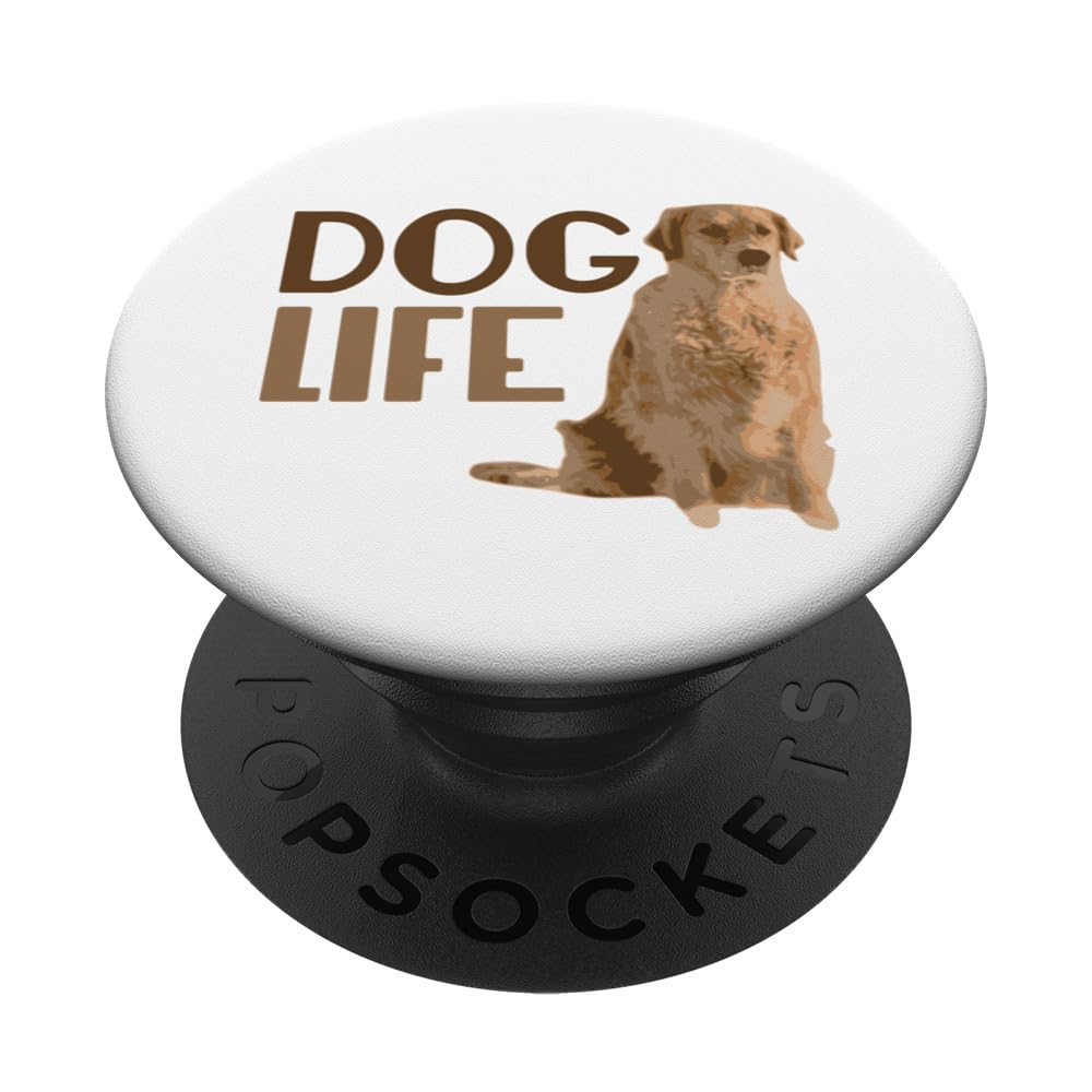 Dog Life - I love Pets - Funny and Motivational Messages PopSockets Swappable PopGrip