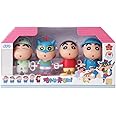 일반 Crayon Shinchan Manual Winding Figure 4p Set