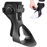 Malloraned AFO Foot Drop Brace, Medical Ankle Orthosis,Right Foot, X-Large | Drop Foot Brace for Hemiplegia Stroke Varus Walking Support Shoes,Ankle Stabilizer with Inflatable Airbag