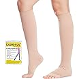 Beister 20-30 mmHg Knee High Compression Socks for Women Men Calf Varicose Veins