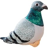 Pigeon Plush Toy, 8 inches | Simulation Rock Columba Rupestris, Stuffed Animal