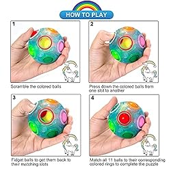 Vdealen Magic Rainbow Puzzle Ball, Speed Cube Ball