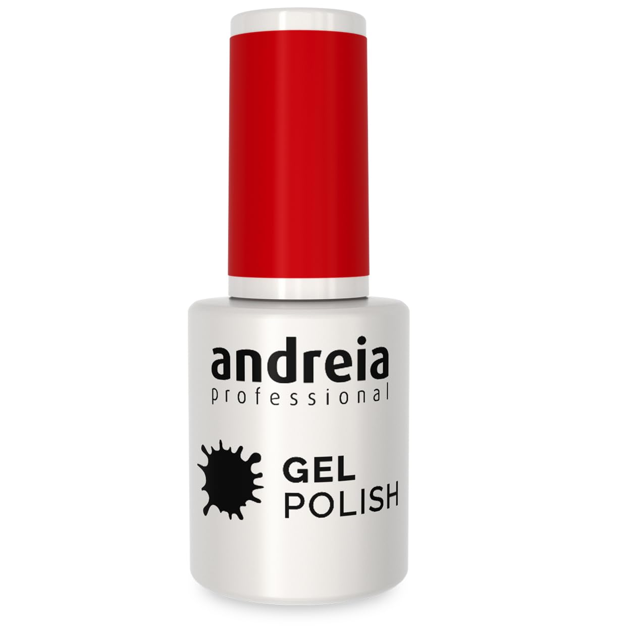 Andreia Semi-Permanent Nail Gel Polish for UV/LED Lamp - Intense Shine and 4 weeks Lasting Manicure Nail Gel Varnish - Colour 214 Red 10.5 ml