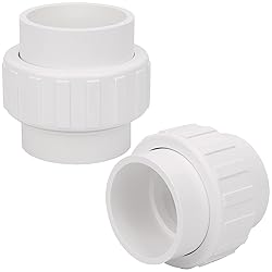2 Pack 2" PVC Union Coupling Pipe Fitting