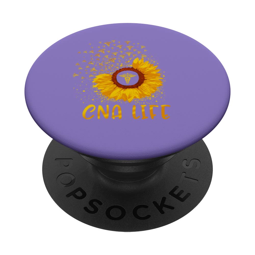 CNA Nurse For Women Angels Nursing School Nurses Week Mother PopSockets Swappable PopGrip