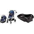 Maxi-Cosi Zelia² Luxe 5-in-1 Modular Travel System, Choose Between 5 Modes of use & Mico 30 Stand-Alone Additional Infant Car Seat Base, Black, One Size