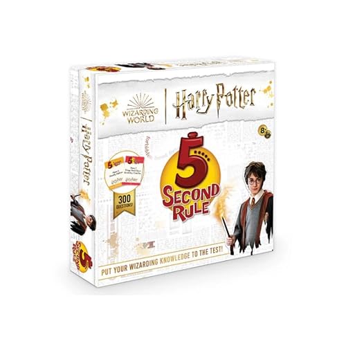 PlayMonster 5 Second Rule Harry Potter | Harry Potter Trivia | Family Games Night | Travel Games | Age 8+