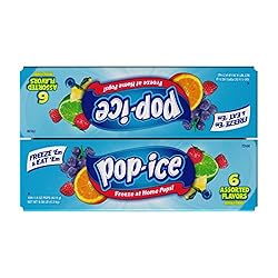 Pop Ice Assorted Flavors Popsicles,1.5 Ounce