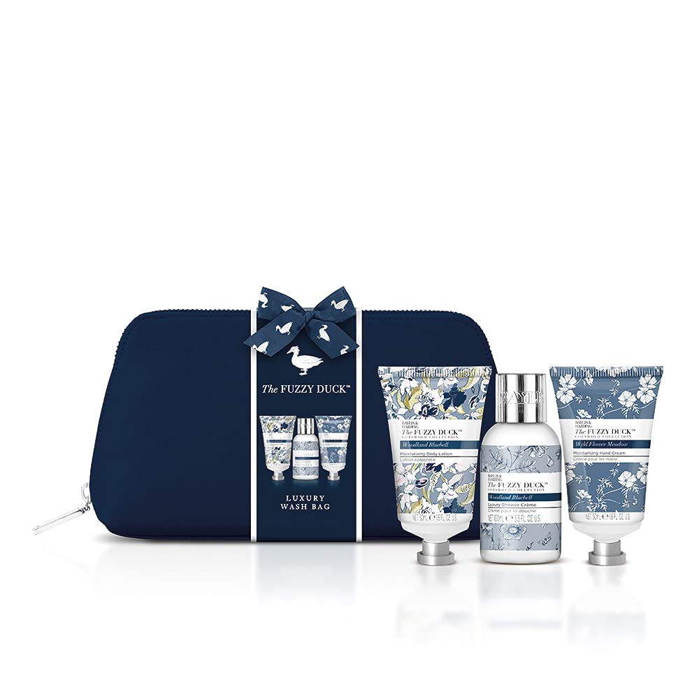 Baylis & Harding The Fuzzy Duck Cotswold Floral Luxury Wash Bag Gift Set - Vegan Friendly