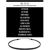 Luck Strings Black cord Bracelet for Men String - Adjustable Bracelet for Women - Unisex Adult Waterproof Nylon Cord Surfer Stability Mourning Spiritual Power Elegance BLM Black Lives Matter