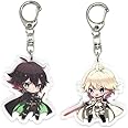 EBTY DREAMS Inc. - Set of 2 Owari Seraph Of The End Acrylic Keychain Mikaela Hyakuya, Yuuichirou v1