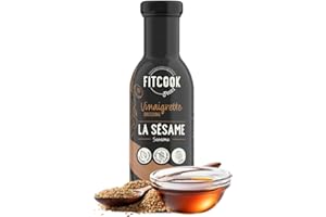 Fitcook Foodz - Sesame Salad Dressing - Sugar Free, Low Carb Asian Sauce vinaigrette - Asian Dressing for Salads, Poke Bowls,