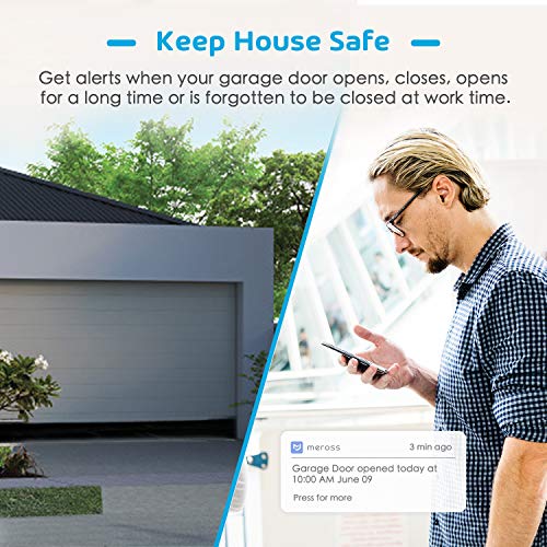 Smart Garage Door Opener Remote, Compatible with Apple HomeKit, Amazon