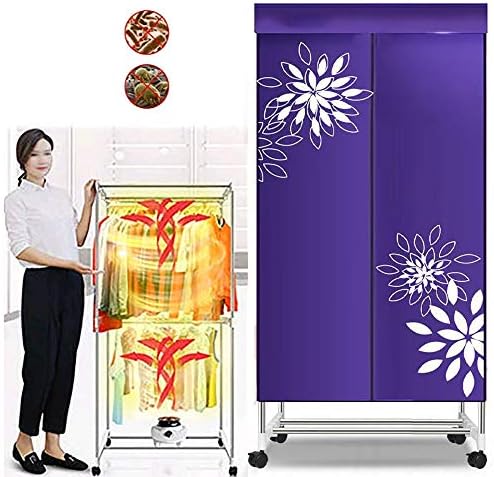 RWQRWQ Portable Electric Clothes Dryer, Mini Folding Warm Air Baby