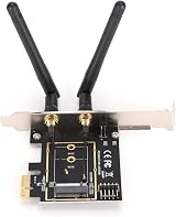Kafuty-1 PCI-E 1X to KEY A-E Adapter NGFF M.2 WIFI Wireless Module Card view 2