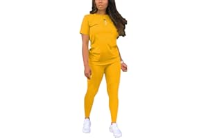 Nimsruc Biker Short Sets Women 2 Piece Outfits Summer Short Sleeve Jogger Tracksuit