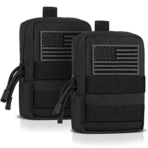 MENSBY EDC Pouch Bag Molle Pouch Tactical Pouch Molle Attachments Molle