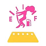 Augeny Funny Car Fuel Tank Sticker, EF Logo