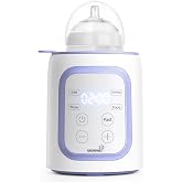 Grownsy 8-in-1 OG Fast Bottle Warmer with Timer, Purple | Fast &amp; Even Heating, Nutri-Preserve, Safe Material, Precise Temp, Easy Operation, Multi-Use Bottle Warmer for All Feed Stages
