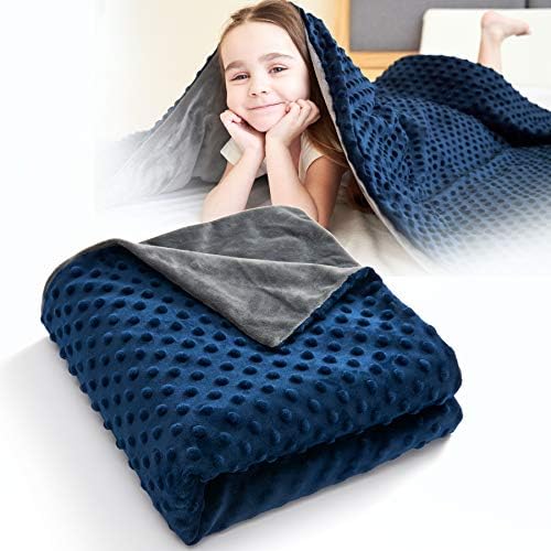 COZ Duvet Cover for Weighted Blankets Plush Minky Dot Fabric TwoWay