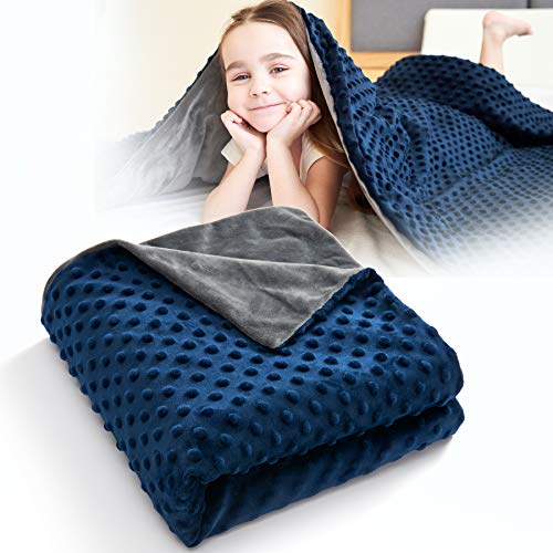 COZ Duvet Cover for Weighted Blankets Plush Minky Dot Fabric TwoWay