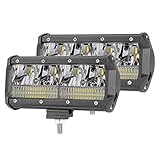 LED Pods, AKD Part 7" Work Lights 96W Flood Spot