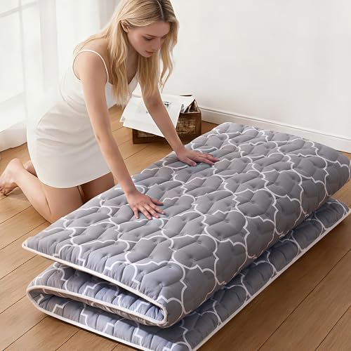 Vibe bear Premium Foam Japanese Futon Floor Mattress Twin Size 39"x 80",100% High Density Foam Comfortable Floor Mattress,3.2" Thicken Foldable Sleeping Pad,Dormitory Tatami Mat