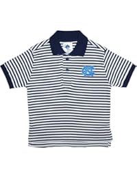 University of North Carolina Tar Heels Striped Polo Shirt Navy/White