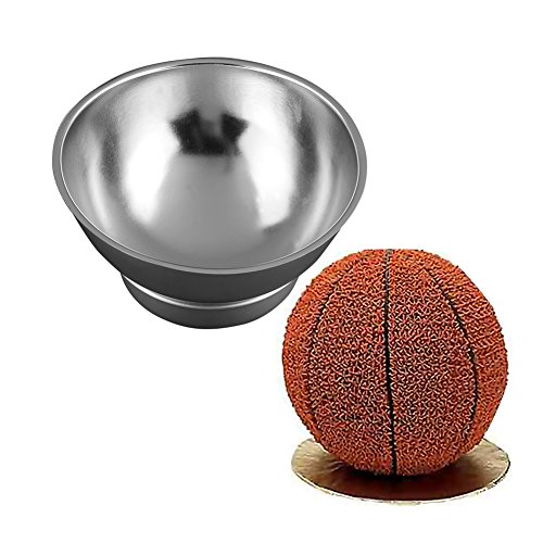 3D Sport Half Ball Sphere Cake Pan Baking Mold Bakeware Tin Kitchen Mould Tool A
